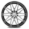 20x9 AXE 1AV ZX4 Gloss Black Machined Face 5x112 38mm (Custom)