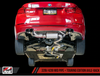 AWE Tuning 12-16 BMW F3X N20/N26 328i/428i Touring Edition Exhaust Quad Outlet - 80mm Diamond Black Tips 3010-43036