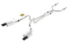 Borla Exhaust Borla 2011-2012 Mustang GT 5.0L Black Chrome 4.5in Rd Tip ATAK Catback Exhaust 140372BC 