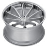 Blaque Diamond Wheels 20x10 Blaque Diamond BD-23 Gloss Silver w/ Chrome Stainless Steel Lip 5x120 20mm 