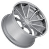 Blaque Diamond Wheels 20x10 Blaque Diamond BD-23 Gloss Silver w/ Chrome Stainless Steel Lip 5x120 20mm 