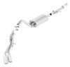 Borla Exhaust Borla 15-16 Cadillac Escalade ESV 6.2L Auto Trans Dual Round Rolled Truck Side Exit Catback Exhaust 140560 