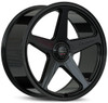Giovanna Wheels 24X10.5 Giovanna Cinque Gloss Black (Flow Formed) (CUSTOM) 