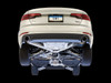AWE Tuning Audi 17-18 B9 A4 SwitchPath Exhaust Dual Outlet - Chrome Silver Tips (Includes DP and Remote) 3025-32014