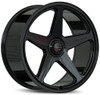 Giovanna Wheels 22X10.5 Giovanna Cinque Gloss Black (Flow Formed) 5x112 40mm 