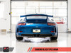 AWE Tuning 10-19 Porsche 991 GT3 / RS SwitchPath Exhaust - Diamond Black Tips 3025-33016