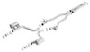 Borla Exhaust Borla 2015 Dodge Challenger Hellcat 6.2L V8 ATAK Catback Exhaust No Tips Factory Valance 140646 