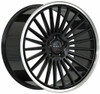 Koko Kuture Wheels 24X10 Koko Kuture Parlato Gloss Black w/ Polished Lip (Flow Formed) 6x5.5/139.7 15mm 
