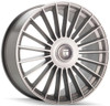 Touren Wheels 24x10 Touren TR10 Satin Silver Machined 5x112 5x120 35mm 