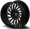 Force Off-Road Wheels 22x10 Force Off-Road F50 Gloss Black 5x5/127 5x5.5/139.7 -12mm 