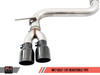 AWE Tuning 15-17 VW MK7 Golf 1.8T Touring Edition Exhaust w/Chrome Silver Tips (90mm) 3015-22052