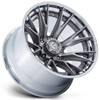 Fuel Off-Road Wheels 20x9 Fuel Off-Road Catalyst Platinum w/ Chrome Lip FC402 8x180 1mm 
