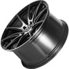 Curva Concepts Wheels 19x9 Curva Concepts CFF72 Gloss Black Machined (Flow Forged) (CUSTOM) 