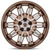 Asanti Wheels 22x9 Asanti AB047 Bronze machined w/ Stainless Steel Lip 5x120 27mm 