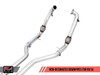 AWE Tuning 18-21 Audi B9 S4 Touring Edition Exhaust - Non-Resonated (Black 90mm Tips) 3010-43054