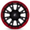 Fuel Off-Road Wheels 20x10 Fuel Off-Road Catalyst Matte Black w/ Candy Red Lip FC402 8x180 -18mm 