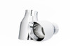 AWE Tuning 17-18 Audi B9 A4 Track Edition Exhaust Dual Outlet - Chrome Silver Tips (Includes DP) 3020-32024