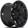 4Play Off-Road Wheels 22x12 4Play Off-Road 4P83 Gloss Black (* May Require Trimming) 5x5/127 5x5.5/139.7 -44mm 