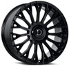 Dolce Luxury Wheels 22x9 Dolce Luxury Roma Gloss Black  5x5/127 5x130 38mm 