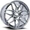 Factory Reproductions Replica Wheels 19x10 Corvette C8 ZO6 Replica Wheels Chrome FR401F (Flow Form) 5x4.75/120.7 79mm 