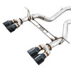 AWE Tuning 15-20 BMW F8X M3/M4 Non-Resonated Track Edition Exhaust - Chrome Silver Tips (102mm) 3020-42052