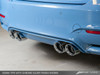 AWE Tuning 15-20 BMW F8X M3/M4 Non-Resonated Track Edition Exhaust - Chrome Silver Tips (102mm) 3020-42052
