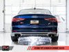 AWE Tuning 18-21 Audi B9 S5 Coupe 3.0T Track Edition Exhaust - Chrome Silver Tips (102mm) 3010-42064
