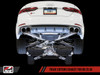 AWE Tuning 18-22 Audi B9 S5 Sportback Track Edition Exhaust - Non-Resonated (Silver 102mm Tips) 3010-42068