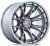 Fuel Off-Road Wheels 20x9 Fuel Off-Road Catalyst Platinum w/ Chrome Lip FC402 8x170 1mm 