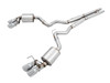 AWE Tuning 18-22 Ford Mustang GT (S550) Cat-back Exhaust - Touring Edition (Quad Chrome Silver Tips) 3015-42102