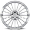 Dolce Performance Wheels 20x8.5 Dolce Performance Ghost Gloss Silver Machined 5x120 28mm 