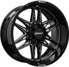 Built Off-Road Wheels (Clearance - No Returns) 22x10 Built Off-Road BTO-5 Gloss Black Milled 6x135 6x5.5/139.7 -19mm* 