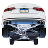 AWE Tuning 18-21 Audi B9 S4 3.0T Track Exhaust (Resonated for Perf. DP) 102mm - Diamond Blk Tips 3015-43118