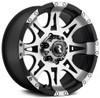 Raceline Wheels 17X9 Raceline 982 Raptor Black Machined Face  8x170 -12mm 