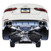 AWE Tuning 18-21 Audi B9 S5 Sportback 3.0T Touring Exhaust (Res. for Perf. DP) 102mm - Chrome Silver Tips 3015-42130