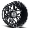 Hostile Wheels 20x8.25 Hostile H402 Kodiak Dually Rear Blade Cut 8X200 -221 MM 142.2 C.B. 