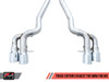AWE Tuning 18-21 BMW M5 (F90) 4.4T AWD Cat-back Exhaust - Track Edition (Chrome Silver Tips) 3020-42070