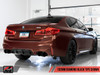 AWE Tuning 18-21 BMW M5 (F90) 4.4T AWD Cat-back Exhaust - Track Edition (Diamond Black Tips) 3020-43078