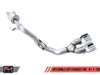 AWE Tuning 15-20 Ford F-150 0FG Single Exit Performance Exhaust System w/4.5in Chrome Silver Tips 3015-22066