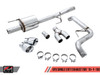 AWE Tuning 15-20 Ford F-150 0FG Single Exit Performance Exhaust System w/4.5in Chrome Silver Tips 3015-22066