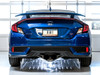 AWE Tuning 17-20 Honda Civic Si Touring Edition Exhaust w/Front Pipe & Dual Diamond Black Tips 3015-33122