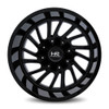 Hardrock Off-Road Wheels 20x12 Hardrock Off-Road H708 Overdrive Gloss Black  (* May Require Trimming) 8x6.5/165 -51mm 