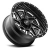 Hardrock Off-Road Wheels 24x14 Hardrock Off-Road H501 Bones Xposed Gloss Black Milled (* May Require Trimming) 5x5.5/139.7 -76mm 