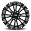 Hardrock Off-Road Wheels 20x12 Hardrock Off-Road H503 Spine Xposed Gloss Black Milled (* May Require Trimming) 8x170 -44mm 