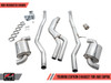 AWE 20-22 Toyota Supra A90 Non-Resonated Touring Edition Exhaust - 5in Chrome Silver Tips 3020-32058