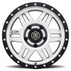 ICON Wheels 17x8.5 ICON Six Speed Satin Black Machined (5 Lug) 5x5/127 -6mm 
