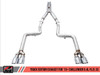 AWE Tuning 15-21 Dodge Challenger 6.4L/6.2L SC Track Edition Exhaust - Quad Chrome Silver Tips 3015-42136