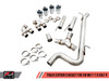 AWE Tuning 15-17 Mk7 Golf R Track Edition Exhaust w/Chrome Silver Tips 102mm 3015-42134