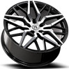 Modern Luxury Wheels 20x8.5 Modern Luxury ML3 Gloss Black Machined 5x4.5/114.3 35mm 