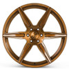 Ferrada Wheels (Clearance) 22x9.5 Ferrada FT2 Brushed Cobre 6x135 30mm 
